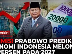 Prabowo Targetkan Ekonomi Tumbuh 5,8–6,5 Persen pada 2027, Pijakan Menuju 8 Persen di 2029