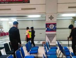Brimob Sterilisasi Kawasan MGK Kemayoran Jelang Perayaan Waisak Nasional