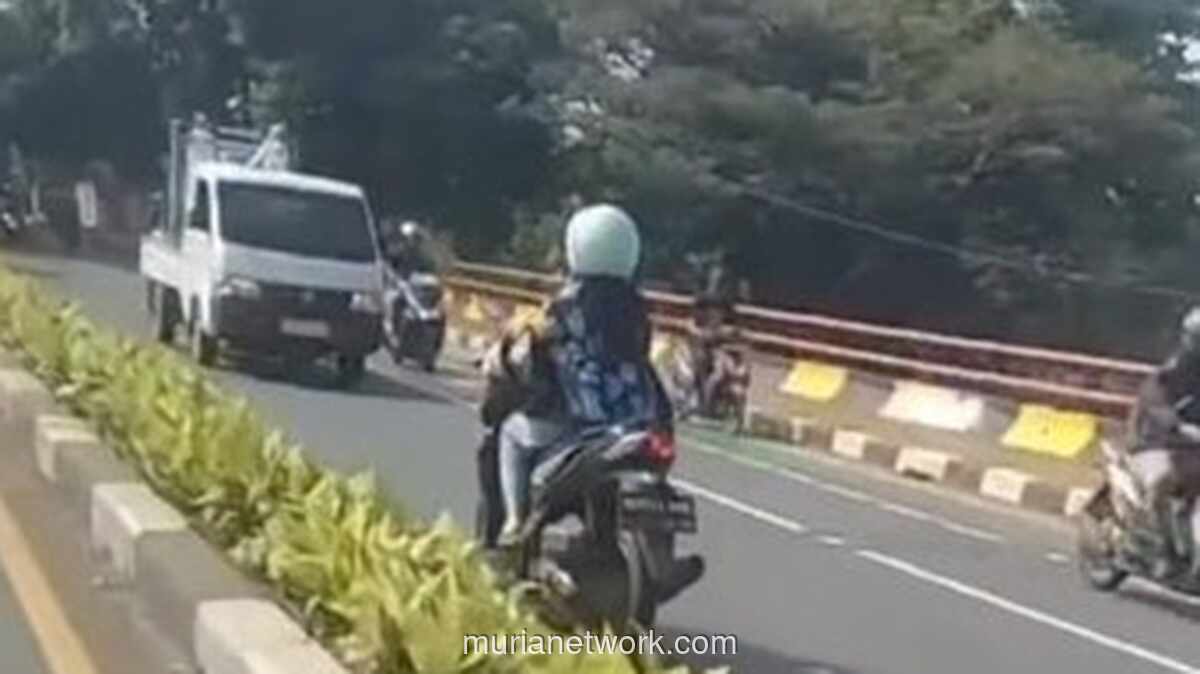 Polisi Buru Pengendara Motor Lawan Arus di Jalan Juanda Depok yang Viral di Medsos