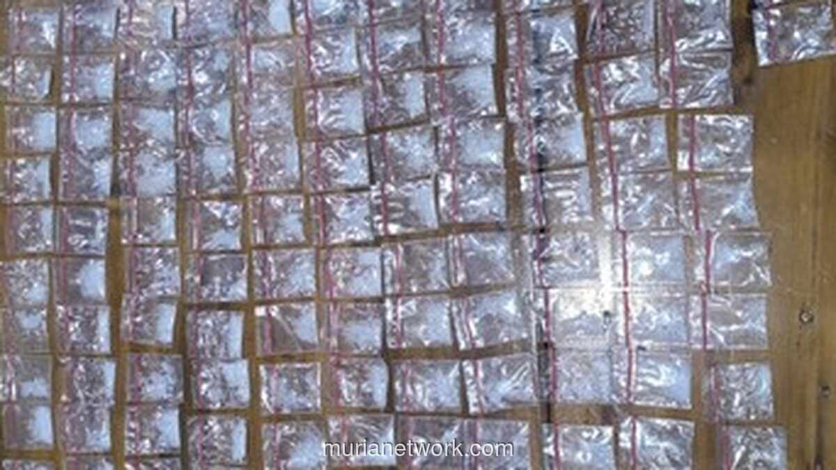 Polisi Bongkar Penyimpanan 112 Paket Sabu di Lemari Pakaian, Pemuda di Serang Ditangkap