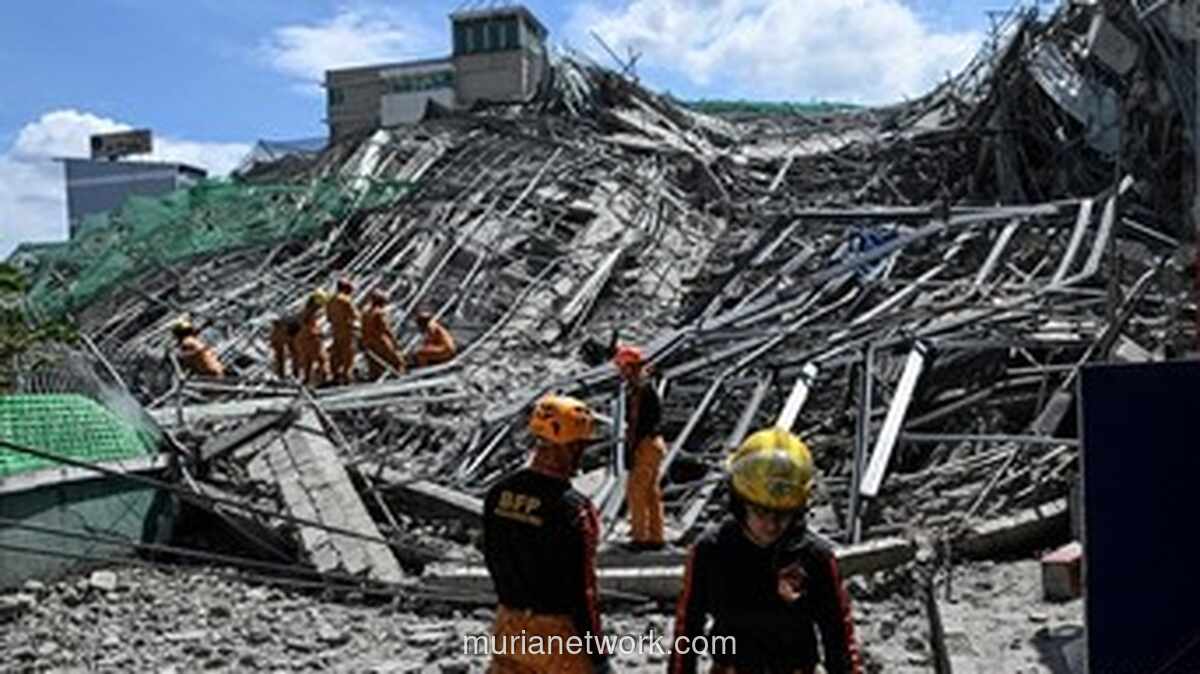Pencarian Korban Ambruknya Gedung di Filipina Dihentikan, 16 Pekerja Konstruksi Masih Hilang