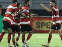 Madura United Pastikan Diri Bertahan di Liga 1 Usai Kalahkan PSM Makassar 2-0