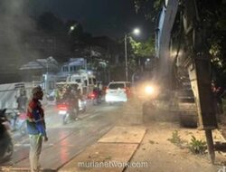 Pembongkaran Lajur Amblas di Lenteng Agung Dimulai, Pemasangan Box Culvert Ditargetkan Rampung Tiga Hari