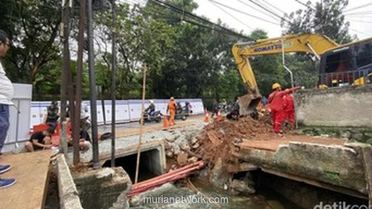 Perbaikan Jalan Amblas Lenteng Agung Ditargetkan Rampung dalam Tiga Hari
