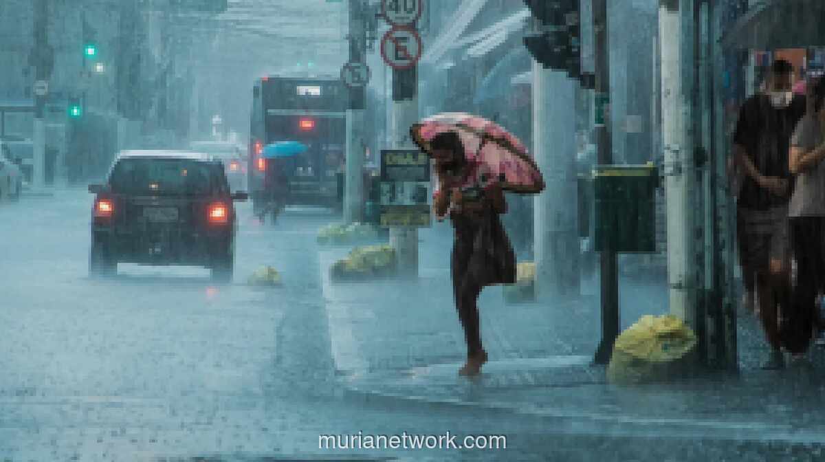 BMKG Peringatkan Hujan Lebat hingga Sangat Lebat di Sebagian Besar Wilayah Indonesia pada 6-8 Mei 2026