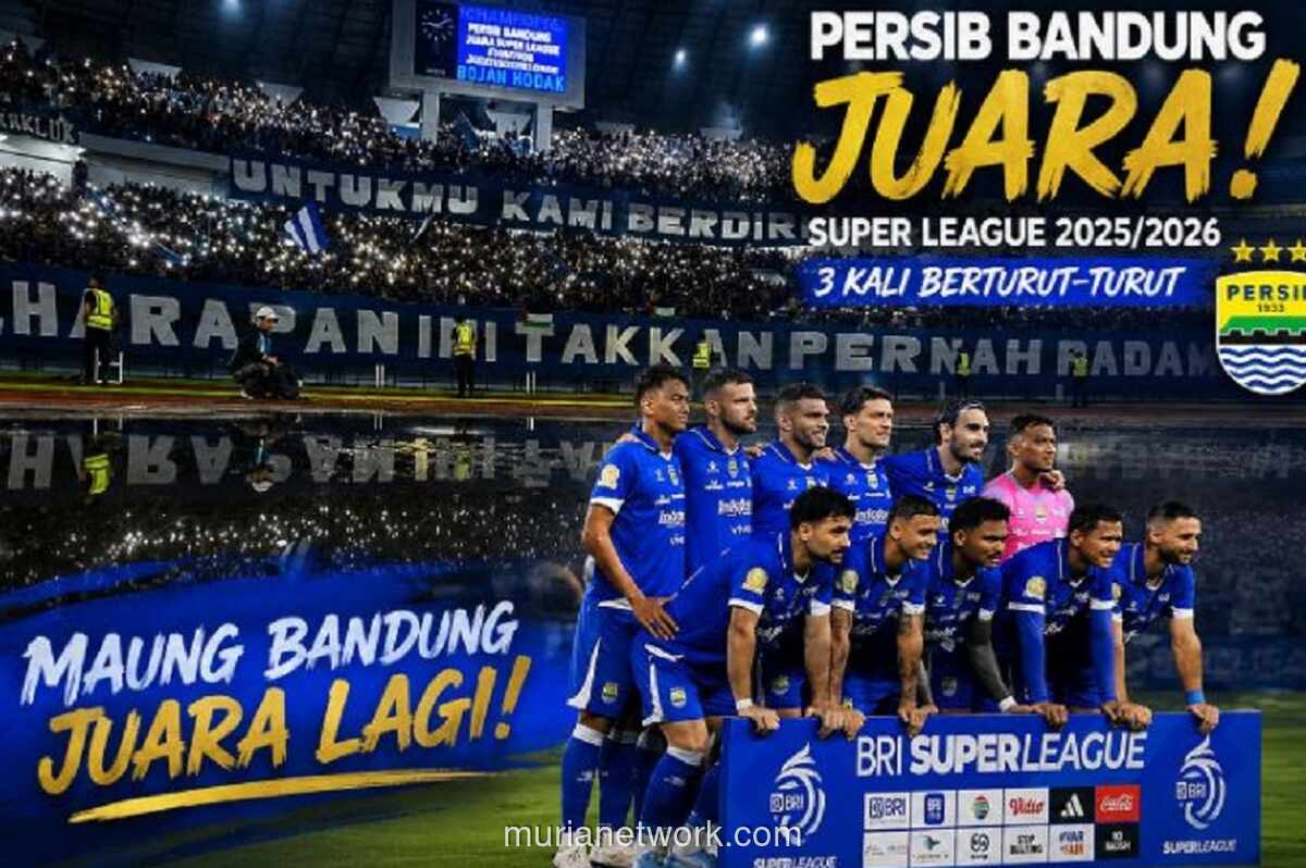 Persib Bandung Juara Super League 2025/2026 Usai Tahan Imbang Persijap, Cetak Sejarah Tiga Gelar Beruntun