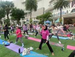 Puluhan Perempuan Antusias Ikuti Pound Fit X MusicZone di Jakarta, Jadi Andalan Redakan Stres