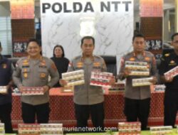 Polda NTT Bongkar Jaringan Penyelundupan Rokok Ilegal dari Tiongkok, Amankan Barang Bukti Rp23 Miliar
