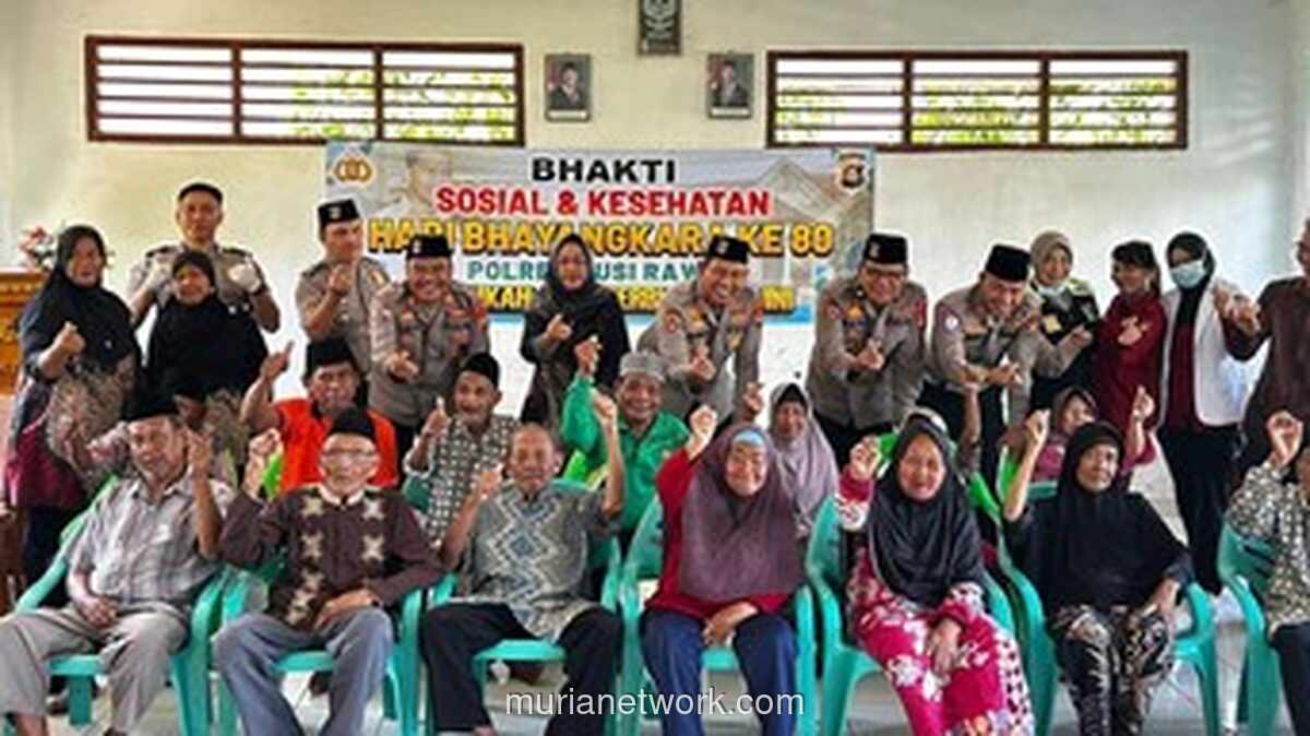 Polres Musi Rawas Gelar Bakti Kesehatan dan Bansos untuk Lansia di Panti Jompo