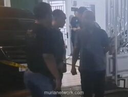 Polisi Olah TKP Penembakan Rumah Pegawai Lapas di Tebing Tinggi
