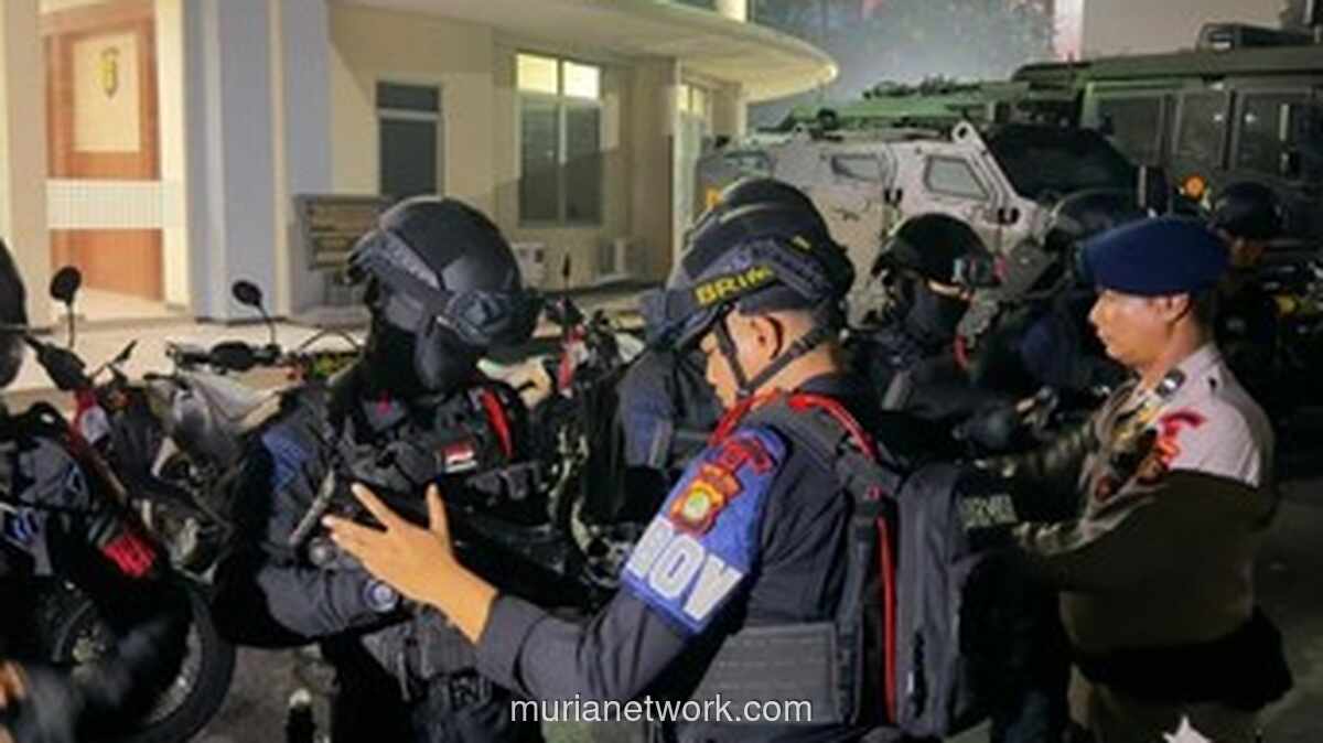 Patroli Brimob Gagalkan Tawuran Remaja di Kalimalang, Empat Pelaku Diamankan