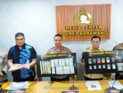 Polres Karawang Ungkap 20 Kasus Narkoba dan Obat Ilegal, 24 Tersangka Diamankan