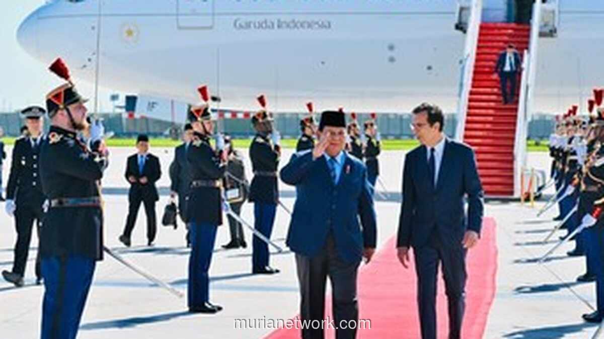Presiden Prabowo Tiba di Paris untuk Kunjungan Kenegaraan, Perkuat Kemitraan Strategis Indonesia-Prancis