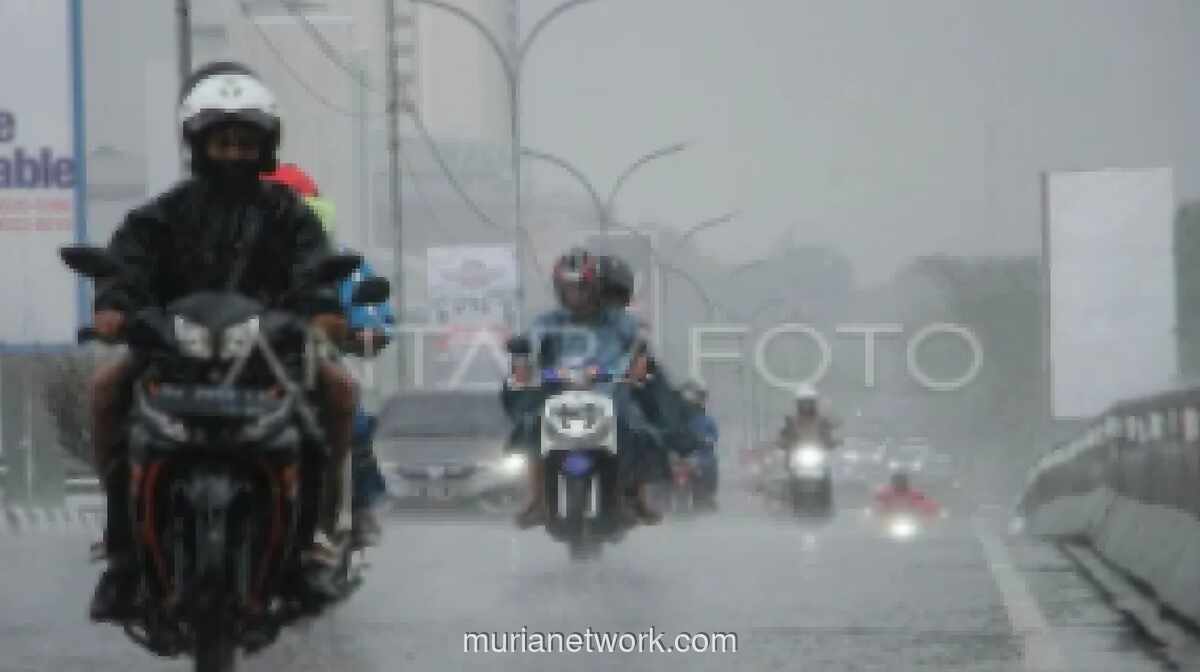 BMKG Peringatkan Hujan Lebat Disertai Petir dan Angin Kencang di Sejumlah Kota Besar pada Minggu