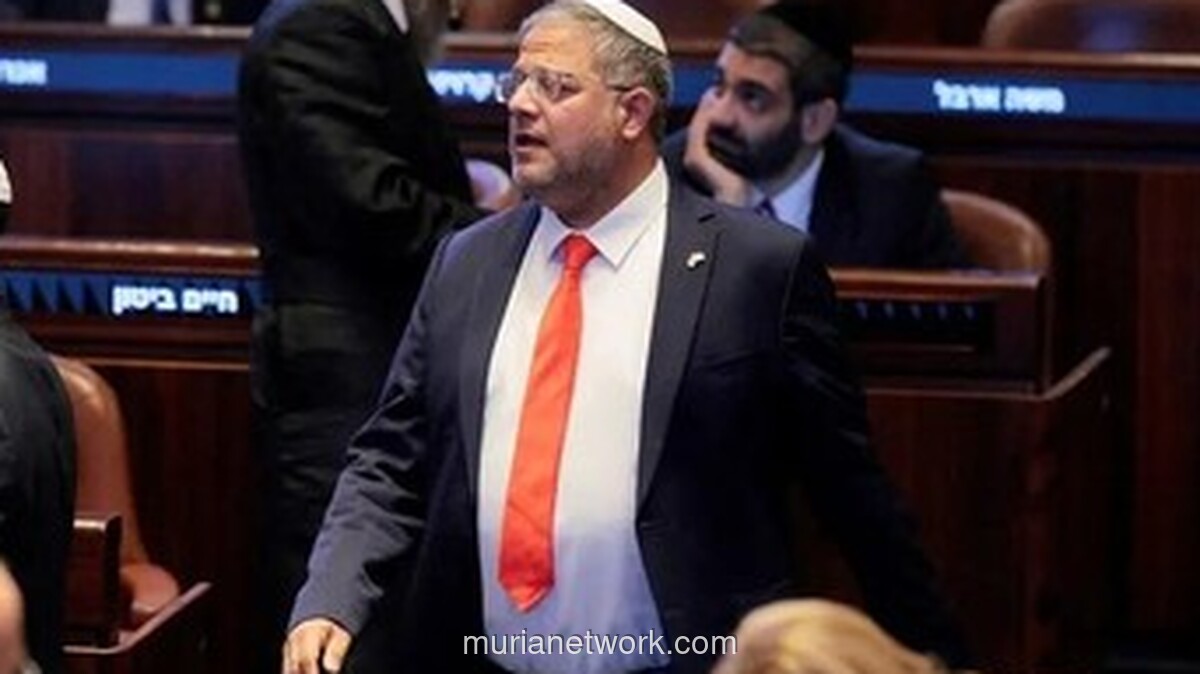Prancis Resmi Cegat Menteri Israel Itamar Ben Gvir Masuk Wilayahnya Usai Perlakuan Rendahkan Aktivis Armada Kemanusiaan