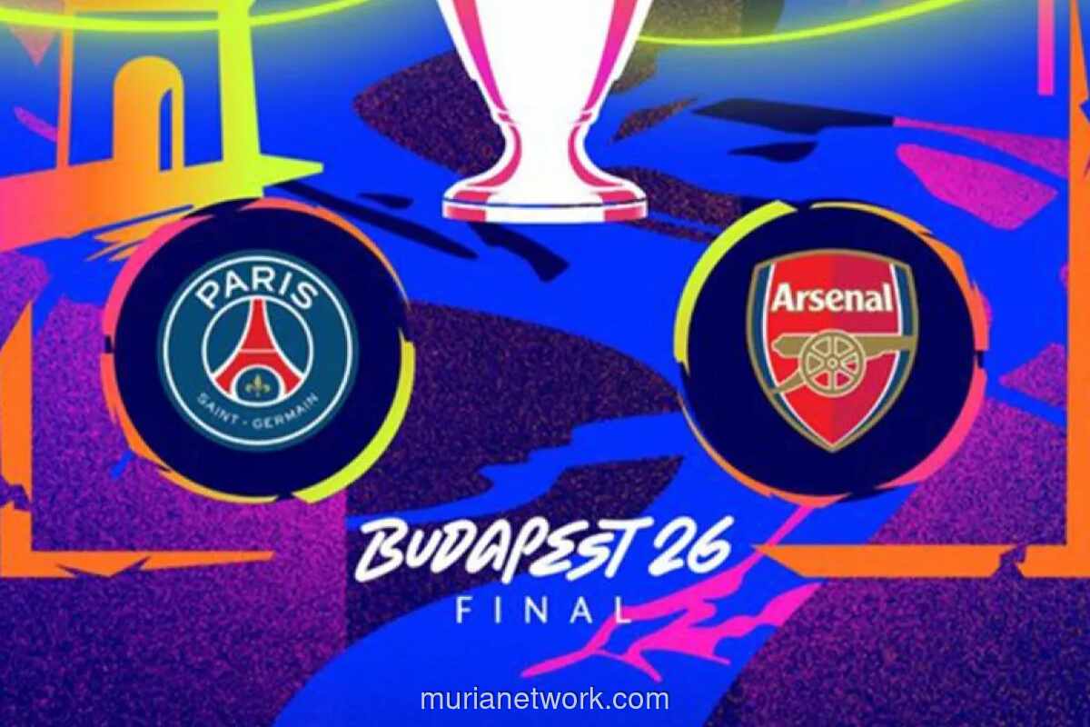 PSG dan Arsenal Berebut Tahta Juara Liga Champions di Puskas Arena