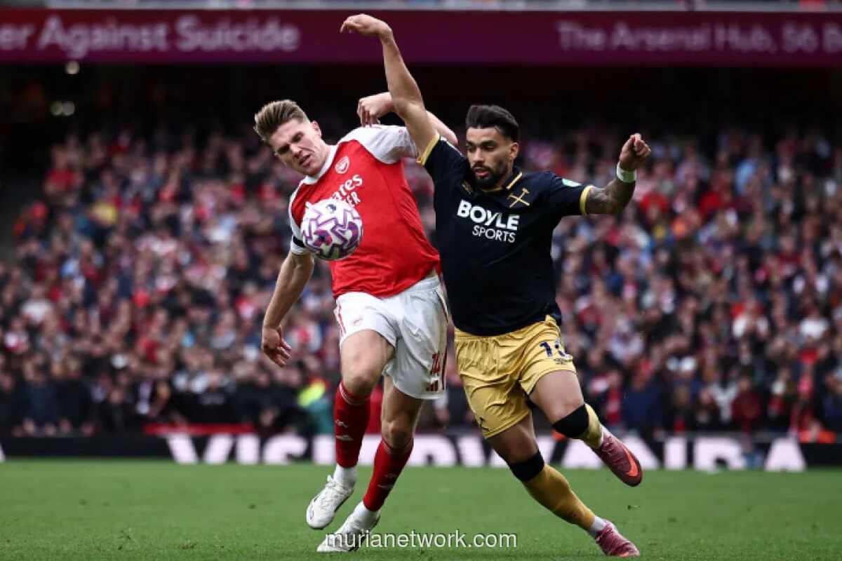 Arsenal Incar Kemenangan di Markas West Ham demi Jaga Asa Gelar Juara Premier League