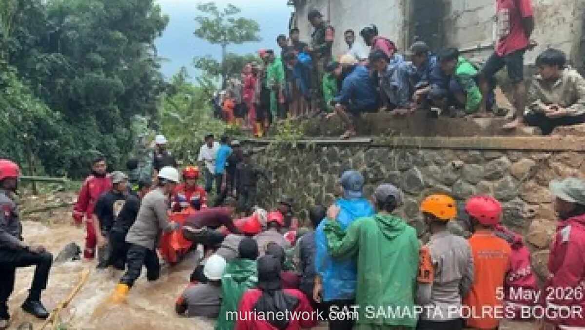 Korban Longsor di Dramaga Bogor Ditemukan Meninggal, Satu Rekan Selamat