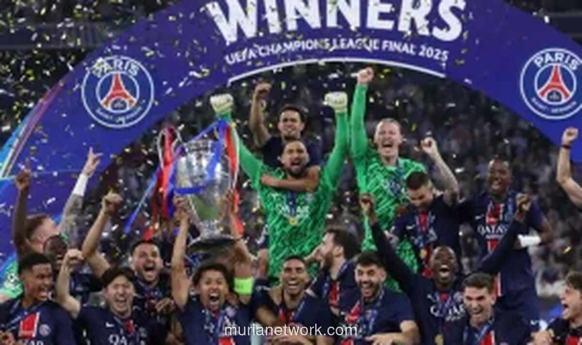 PSG Pertahankan Gelar Liga Champions Usai Kalahkan Arsenal Lewat Adu Penalti