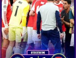 Final Liga Champions 2025/2026: PSG vs Arsenal Berujung Adu Penalti setelah 120 Menit Imbang 1-1