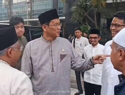 Menteri Keuangan Purbaya Salat Idulfitri di Masjid DJP, Siapkan Dua Sapi Kurban
