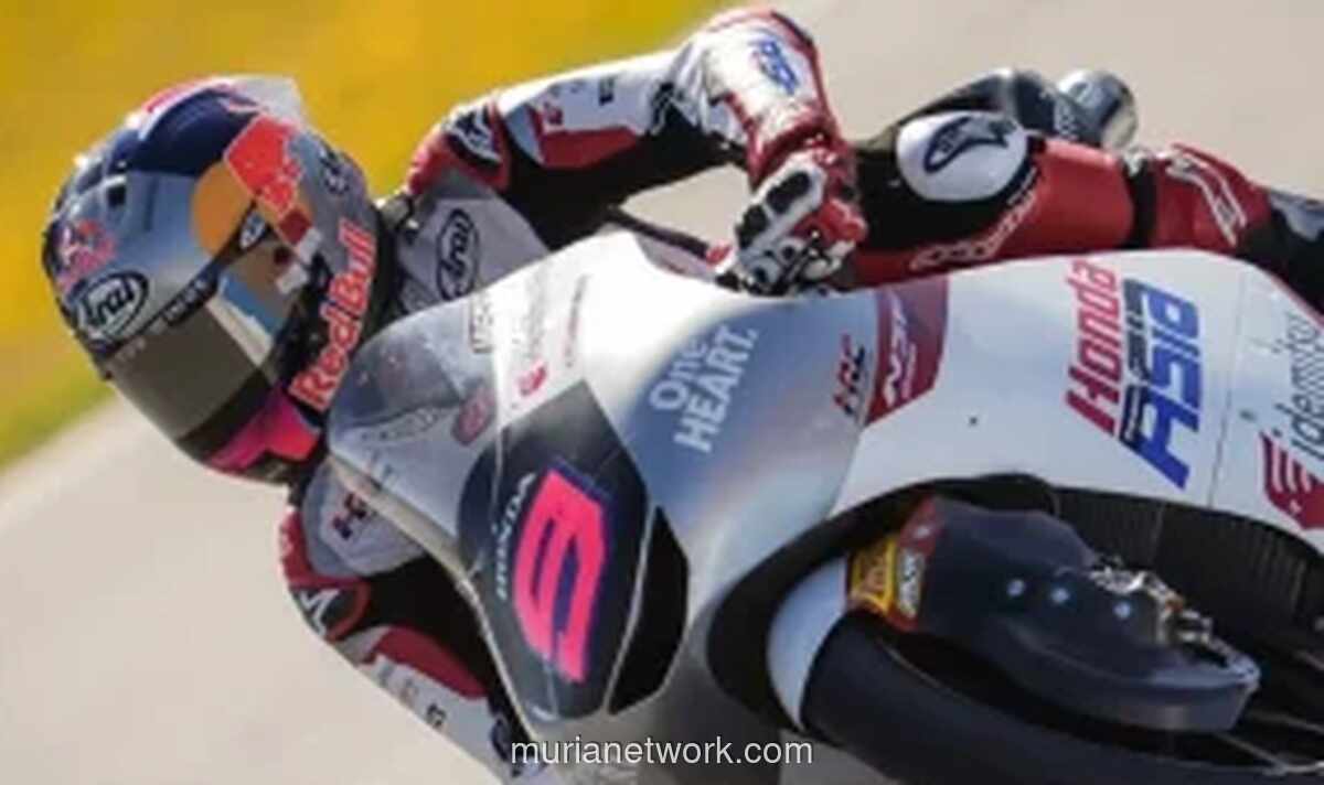 Veda Ega Pratama Finis Keempat di Moto3 Prancis, Ungguli Rival Berat di Trek Basah