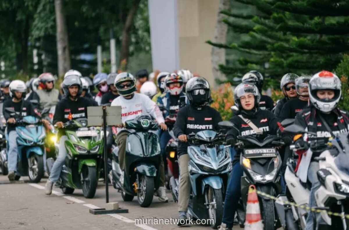 Ratusan Bikers Matic Meriahkan Bogor Ride, Motul Hadirkan Komunitas dan Selebritas