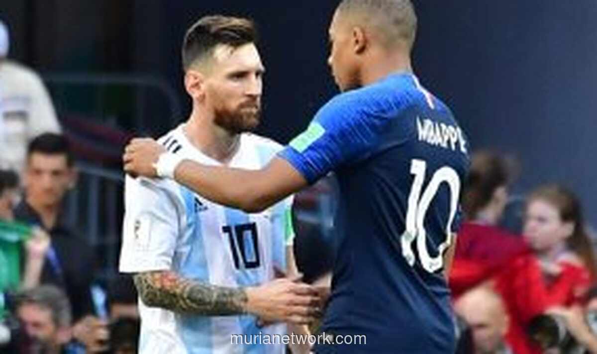 Mbappé Hanya Butuh Enam Kontribusi Gol untuk Samai Rekor Messi di Piala Dunia
