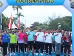 Polres Siak Gelar Fun Run 8K, Padukan Olahraga dan Edukasi Ekologis