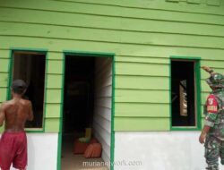 TMMD ke-128 Kodim 0420/Sarko Perbaiki Lima Rumah Tak Layak Huni di Desa Seko Besar