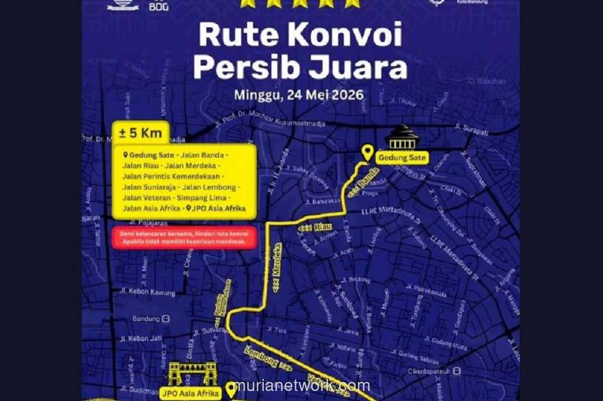 Ribuan Bobotoh Siap Padati Pusat Kota Bandung, Polisi Terapkan Rekayasa Lalu Lintas untuk Konvoi Juara Persib