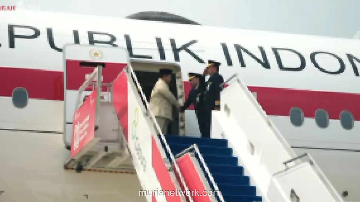 Prabowo Tiba di Jakarta Usai Kunjungan Kerja ke Prancis, Bahas Lima Isu Strategis dengan Macron
