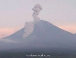Gunung Semeru Erupsi Dua Kali, Kolom Abu Capai 1.000 Meter, Status Siaga Diperpanjang