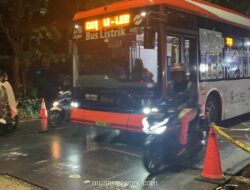Transjakarta Rute D21 dan 4B Kembali Normal Usai Jalan Ambles di Lenteng Agung