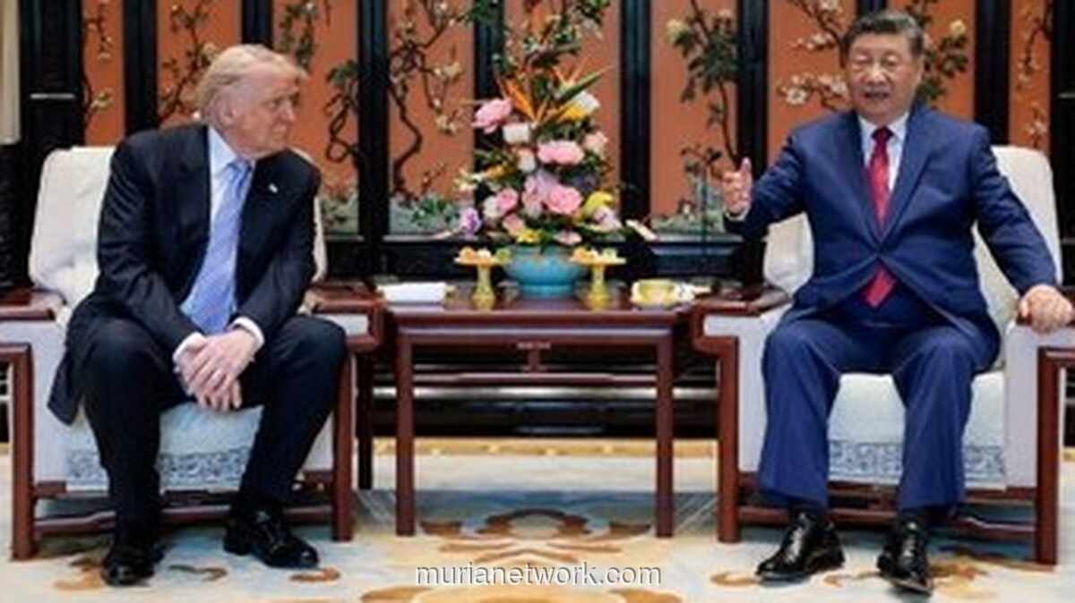 Perbedaan Tinggi Kursi Trump dan Xi dalam Pertemuan Bilateral Picu Spekulasi di Media Sosial