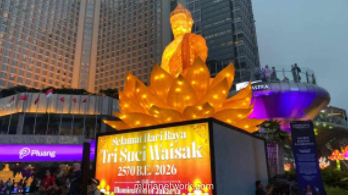 Warga dan Pemuka Agama Apresiasi Perayaan Waisak di Bundaran HI sebagai Simbol Toleransi Lintas Iman