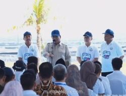 Presiden Prabowo Tinjau Panen Raya Tambak Udang di Kebumen, Sebut Produktivitasnya Capai Level Dunia