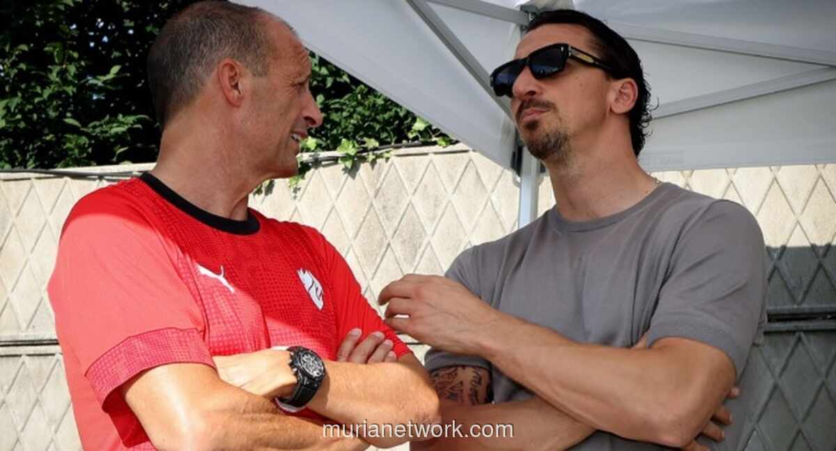Hubungan Allegri-Ibrahimovic Retak, Pelatih AC Milan Dikabarkan Hengkang Akhir Musim