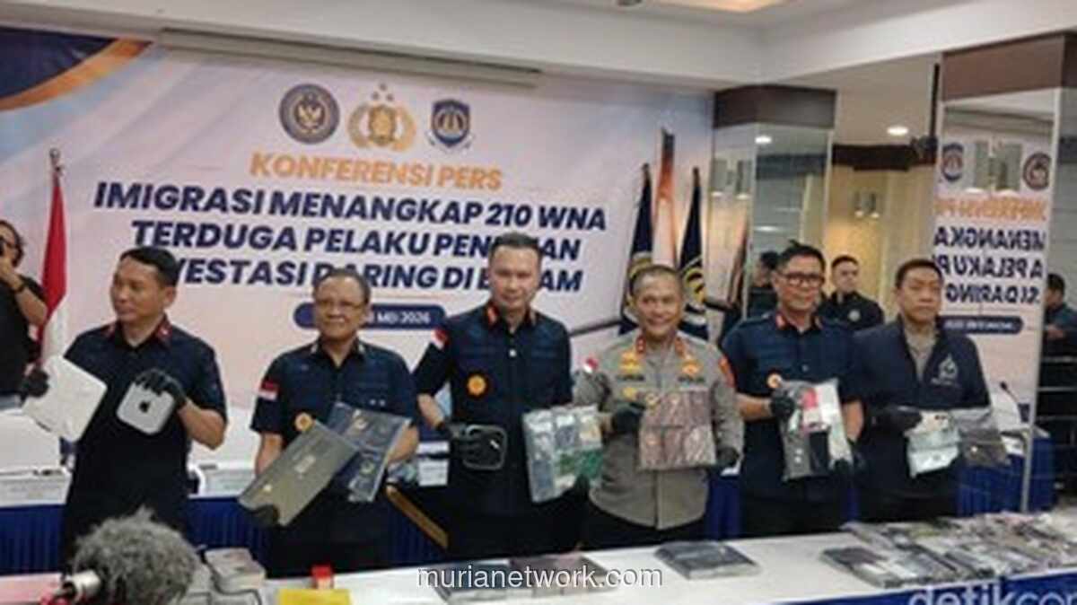 Imigrasi Amankan 210 WNA di Batam Terkait Dugaan Penipuan Investasi Online