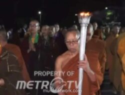 Api Dharma Mrapen Tiba di Candi Mendut, Tandai Awal Rangkaian Prosesi Waisak 2026