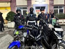 Patroli Gabungan Brimob dan Polsek Pamulang Bubarkan Balap Liar Sekaligus Ungkap Prostitusi di Kos-Kosan