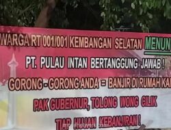 Warga Kembangan Selatan Desak Pengembang Segera Perbaiki Gorong-gorong Penyebab Banjir