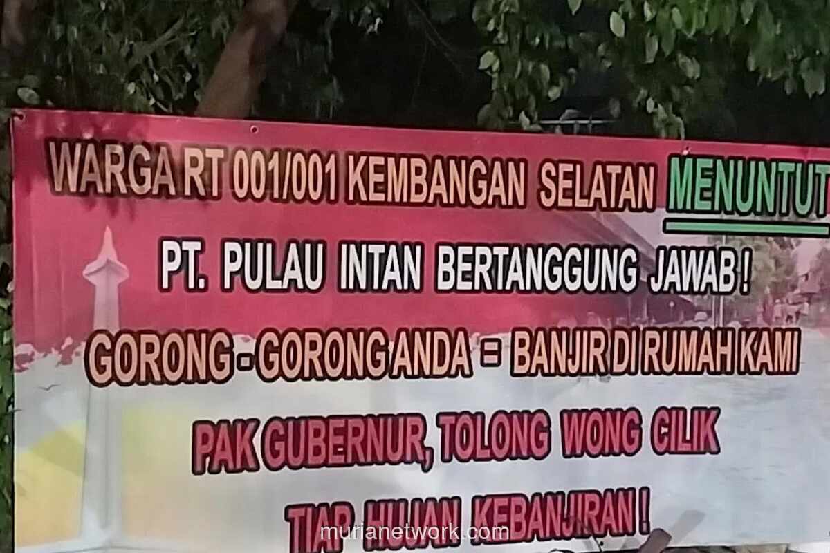 Warga Kembangan Selatan Desak Pengembang Segera Perbaiki Gorong-gorong Penyebab Banjir