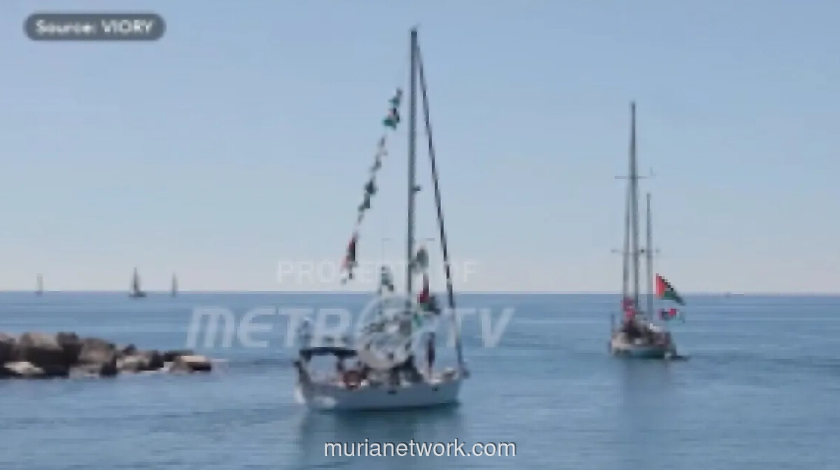 Israel Intersepsi 22 Kapal Bantuan Global Sumud Flotilla di Perairan Kreta, Komunikasi Armada Terputus