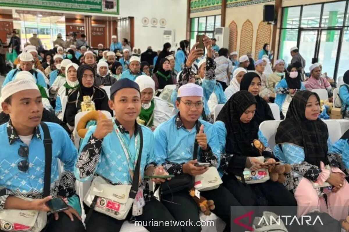 359 Jemaah Haji Kloter 16 Debarkasi Banjarmasin Tiba di Tanah Air