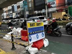 Ledakan di Galian Jalan Fatmawati Akibat Kabel PLN, Dua Pekerja Luka Bakar