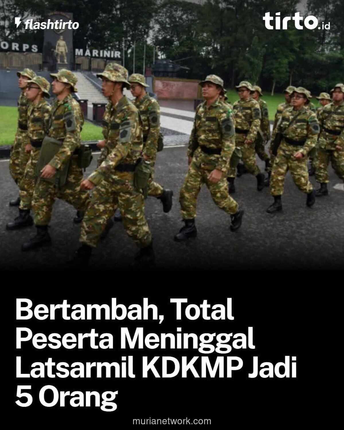Lima Peserta Program SPPI Meninggal Saat Latihan Dasar Militer, Kemhan Beri Santunan Rp50 Juta