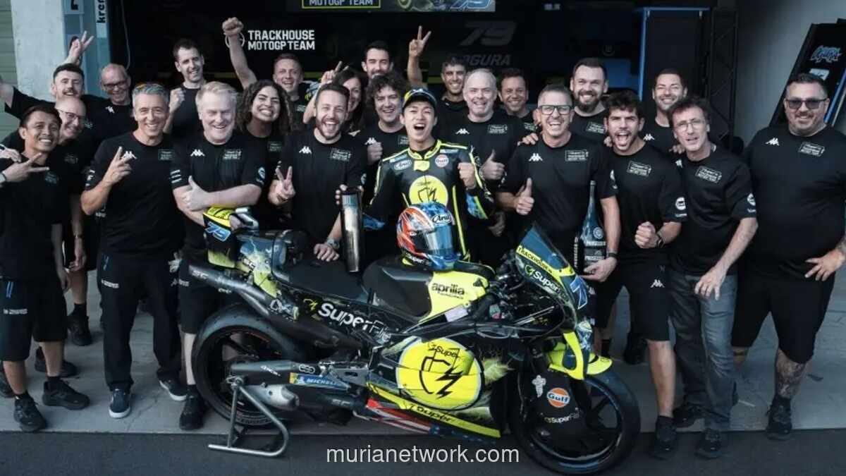 Ai Ogura Juarai MotoGP Belanda 2026, Aprilia Kuasai Podium Assen