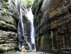 Air Terjun Maddenge, Pesona Tersembunyi di Maros dengan Aliran Air di Celah Tebing