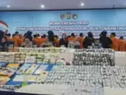Polda Metro Bongkar Tiga Laboratorium Narkoba Rumahan, Sita 17,45 Ton Barang Bukti dan 5.196 Tersangka